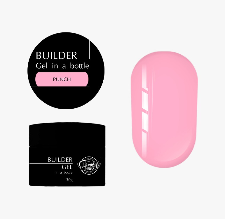 WhatsApp Image 2024-08-09 at 21.25.16 Builder Gel In A Bottle Punch 30ml, Trendy Nails - imagine 1
