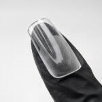 MOOZ gel tips, square shape, transparent, 550 pcs - imagine 5