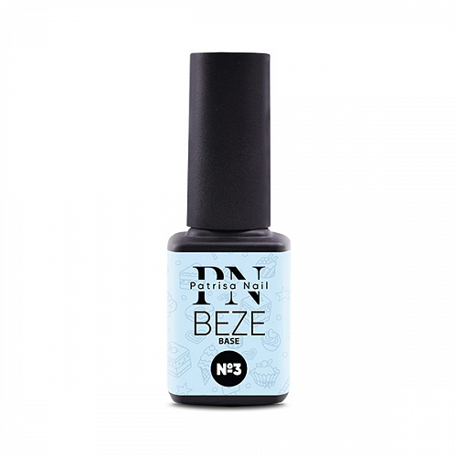 beze_base_3_12_ml.jpg BEZE Rubber Base Nr.3, 12ml, Patrisa Nail - imagine 1