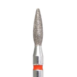 Capat Freza Rusia Diamantat Flacara Rosu 2.3X8mm