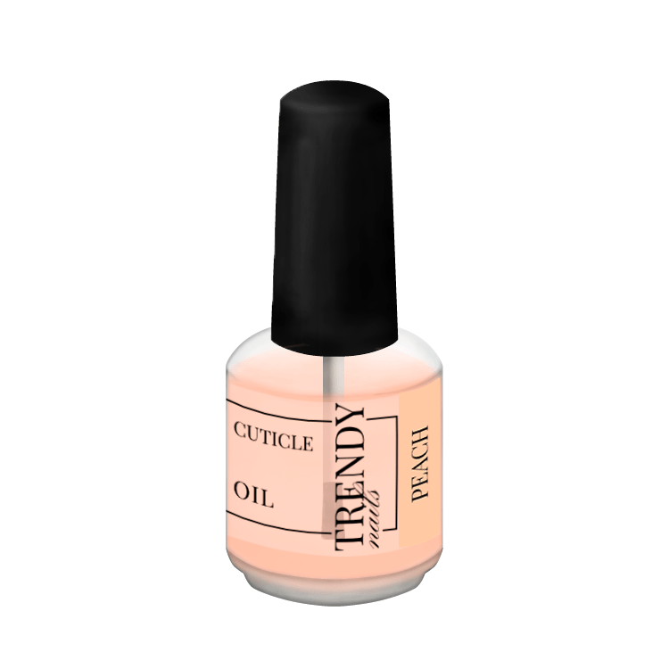 cuticle-oil-peach.png Ulei Cuticule Peach 15ml, Trendy Nails - imagine 1