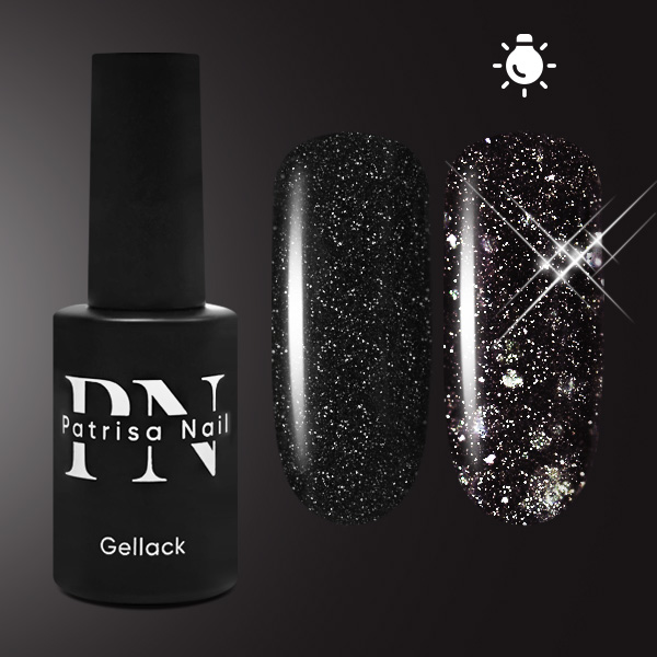 gel_lak_black_flash_8_ml.jpg Oja Semipermanenta Black Flash, 8ml, Patrisa Nail - imagine 1
