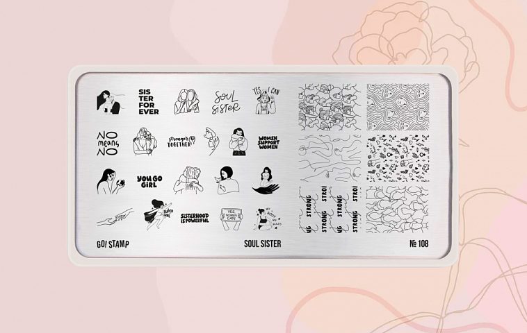 i2edfr81wua4deu6qr2x9z5mwzfphr8p.jpg Matrita Nr 108 Soul Sister, GoStamp - imagine 1