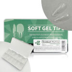MOOZ gel tips, almond shape, transparent, 550 pcs