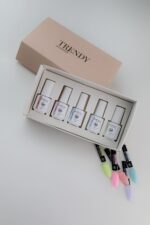 Set 5 Mini Builder Gel In A Bottle, Trendy Nails