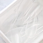 MOOZ gel tips, almond shape, transparent, 550 pcs - imagine 2