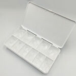 MOOZ gel tips, almond shape, transparent, 550 pcs - imagine 6