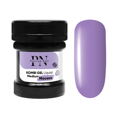 kombi_gel_liquid_medium_mousse_30_ml.jpg Acrygel Lichid Mousse Mediu, 30ml, Patrisa Nail - imagine 1