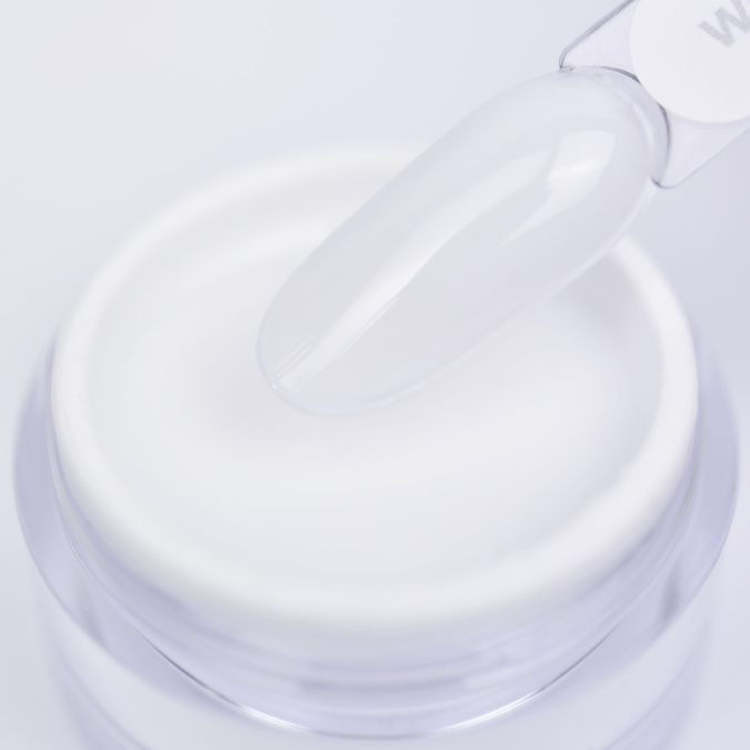 m13xukpdd97cmcp8s5due8e5fhszslwn Pro Hard Gel White Brilliant MOOZ 15 g - imagine 1
