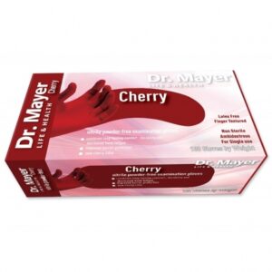 Manusi Examinare Nitril Cherry Red Marimea S, Dr. Mayer