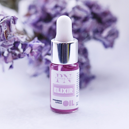 mertsayushchee_maslo_dlya_kutikuly_elixir_5_ml.jpg Elixir Shimmering Cuticle Oil, 5ml, Patrisa Nail - imagine 1