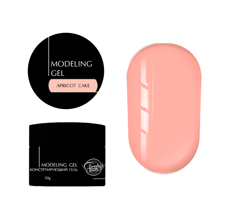 modeling-gel-apricot-cake.png Apricot Cake 30g, Trendy Nails - imagine 1