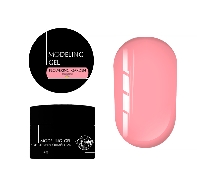 modeling-gel-flowering-garden.png Modeling Flowering Garden 30g, Trendy Nails - imagine 1