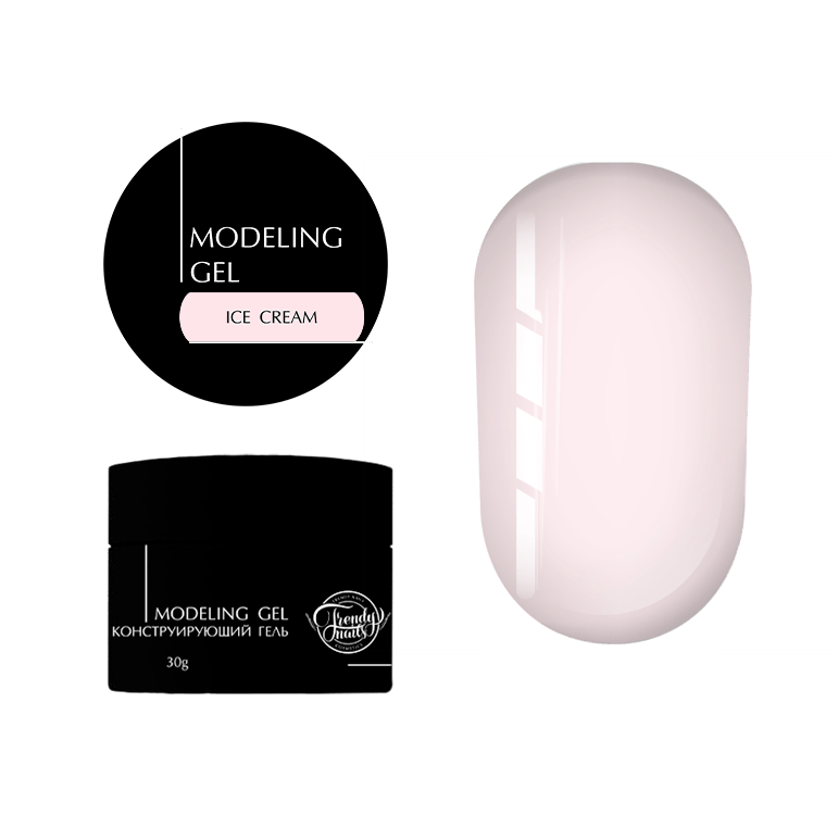modeling-gel-ice-cream.png Modeling Ice Cream 30g, Trendy Nails - imagine 1