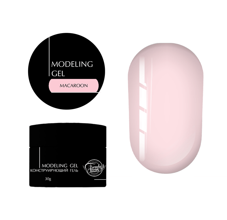 modeling-gel-macaroon.png Modeling Macaroon 30g, Trendy Nails - imagine 1
