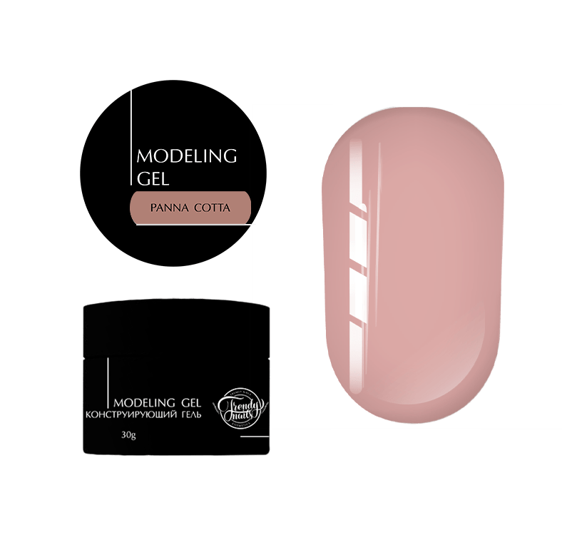 modeling-gel-panna-cotta.png Modeling Panna Cotta 30g, Trendy Nails - imagine 1