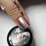 Gel metalic Silver Pink MOOZ 5 g - imagine 2