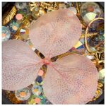 Ornamente Mix Cristale Perlute Si Floare Roz C0235, Cupio
