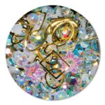 Ornament Cristale Perlute Si Floare Nr.6, Cupio