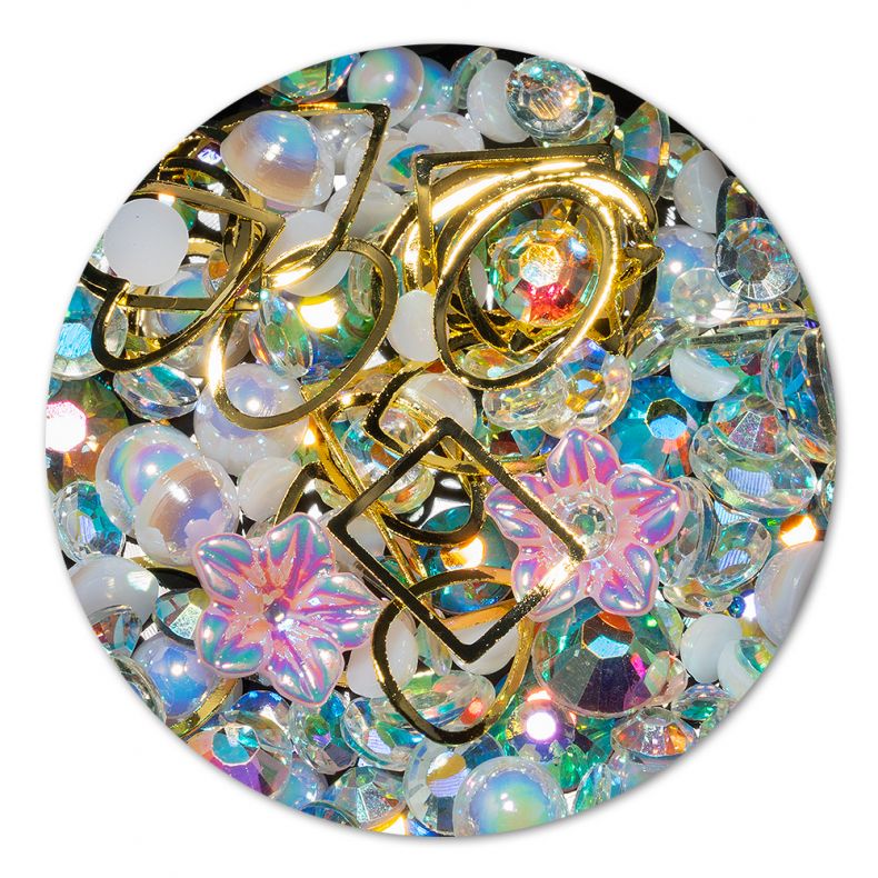 ornamente_cristale_perle_si_floare_6b.jpg Ornament Cristale Perlute Si Floare Nr.6, Cupio - imagine 1