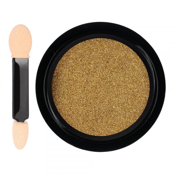 pigment-unghii-mirror-powder-luxorise-gold7657493.jpg Pigment Unghii Gold - imagine 1