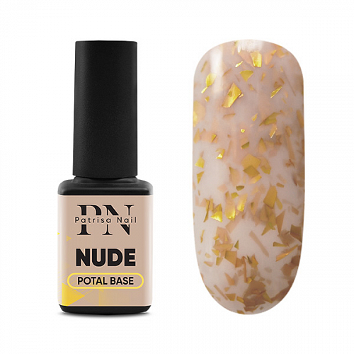 potal_nude_base_12_ml.jpg Baza Rubber Potal Nude, 12ml, Patrisa Nail - imagine 1