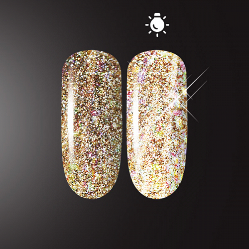 reflective_glitter_flash_glow_beige.jpg Pigment Flash Glow Beige 5g, Patrisa Nail - imagine 1
