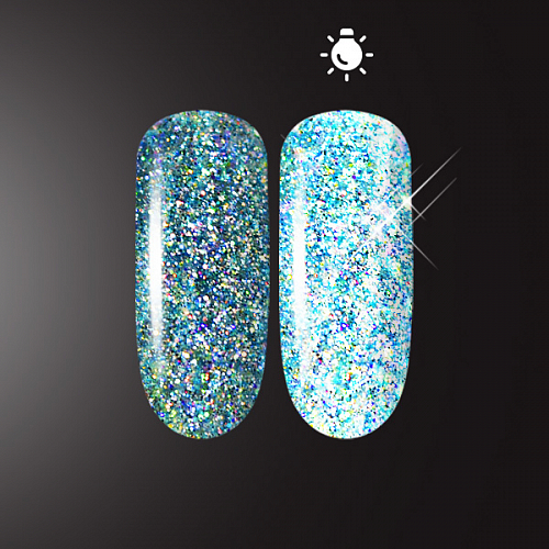 reflective_glitter_flash_glow_blue.jpg Pigment Flash Glow Blue 5g, Patrisa Nail - imagine 1