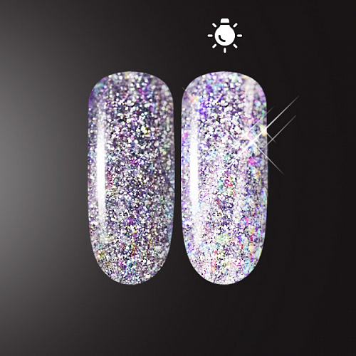 reflective_glitter_flash_glow_lilac.jpg Pigment Flash Glow Lilac 3g, Patrisa Nail - imagine 1