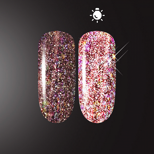 reflective_glitter_flash_glow_pink.jpg Pigment Flash Glow Pink 5g, Patrisa Nail - imagine 1