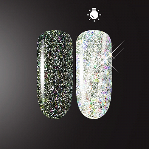 reflective_glitter_flash_glow_silver.jpg Pigment Flash Glow Silver 5g, Patrisa Nail - imagine 1