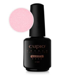 Rubber Base French Collection Blush Shimmer White 15ml, Cupio