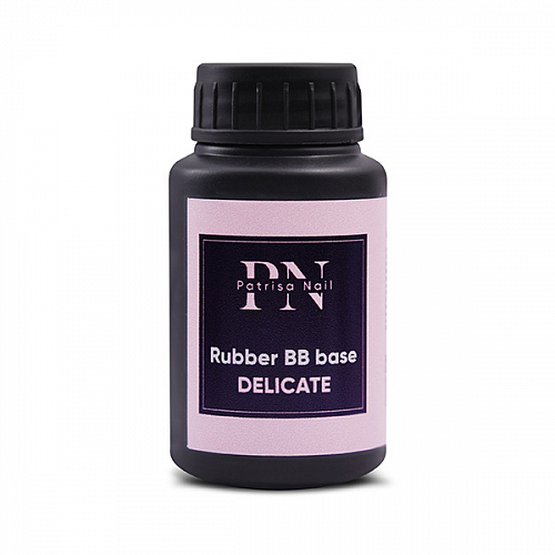 rubber_bb_base_delicate_30_ml-1.jpg Baza BB Rubber Delicate, 30ml, Patrisa Nail - imagine 1