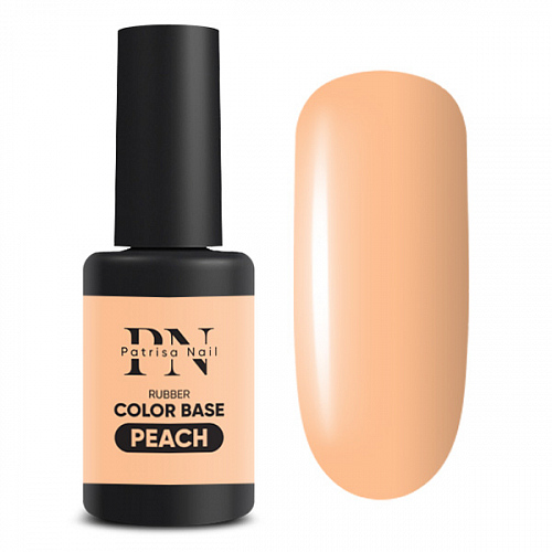 rubber_color_base_peach_8_ml.jpg Rubber Base Color Peach, 8ml, Patrisa Nail - imagine 1
