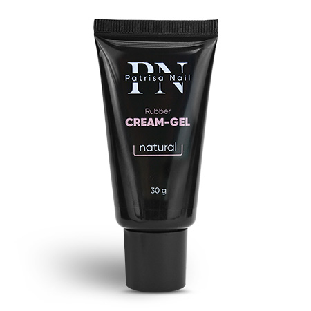 rubber_cream_gel_natural_30g.jpg Rubber Cream Gel Natural, 30g, Patrisa Nail - imagine 1