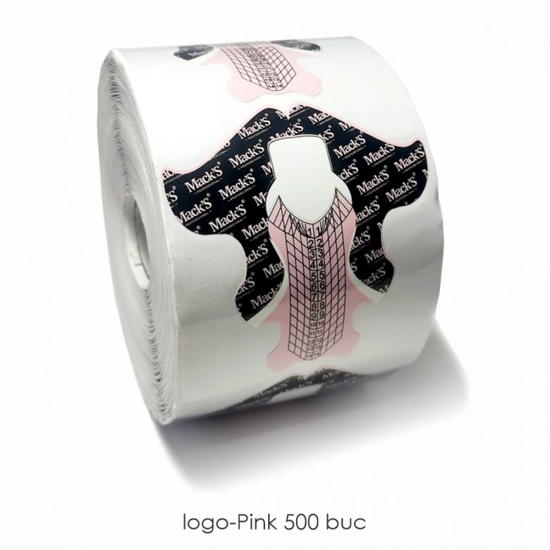 sablon-logo-pink.jpg Sabloane Logo Pink 500 buc, Macks - imagine 1