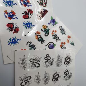 Set 3 Tatuaje Pe Baza De Apa 157