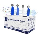 Set 50, Masti Medicale Tip IIR 4 Straturi Cobalt, Serix - imagine 5