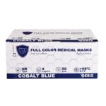 Set 50, Masti Medicale Tip IIR 4 Straturi Cobalt, Serix - imagine 8