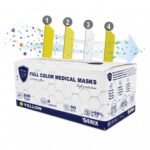 Set 50, Masti Medicale Tip IIR 4 Straturi Galben Serix - imagine 2