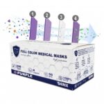 Set 50, Masti Medicale Tip IIR 4 Straturi Cobalt, Serix - imagine 2