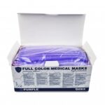 Set 50, Masti Medicale Tip IIR 4 Straturi Mov Serix - imagine 3