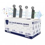 Set 50, Masti Medicale Tip IIR 4 Straturi Negru Serix - imagine 2