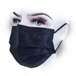 Set 50, Masti Medicale Tip IIR 4 Straturi Negru Serix