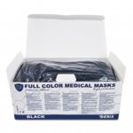 Set 50, Masti Medicale Tip IIR 4 Straturi Negru Serix - imagine 3