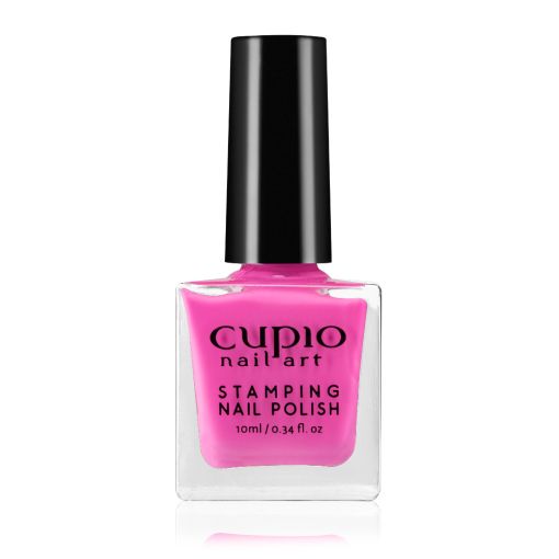 stamping_nail_polish_cupio_-_fuchsia.jpg Oja Pentru Stampila Fuchsia 10ml, Cupio - imagine 1