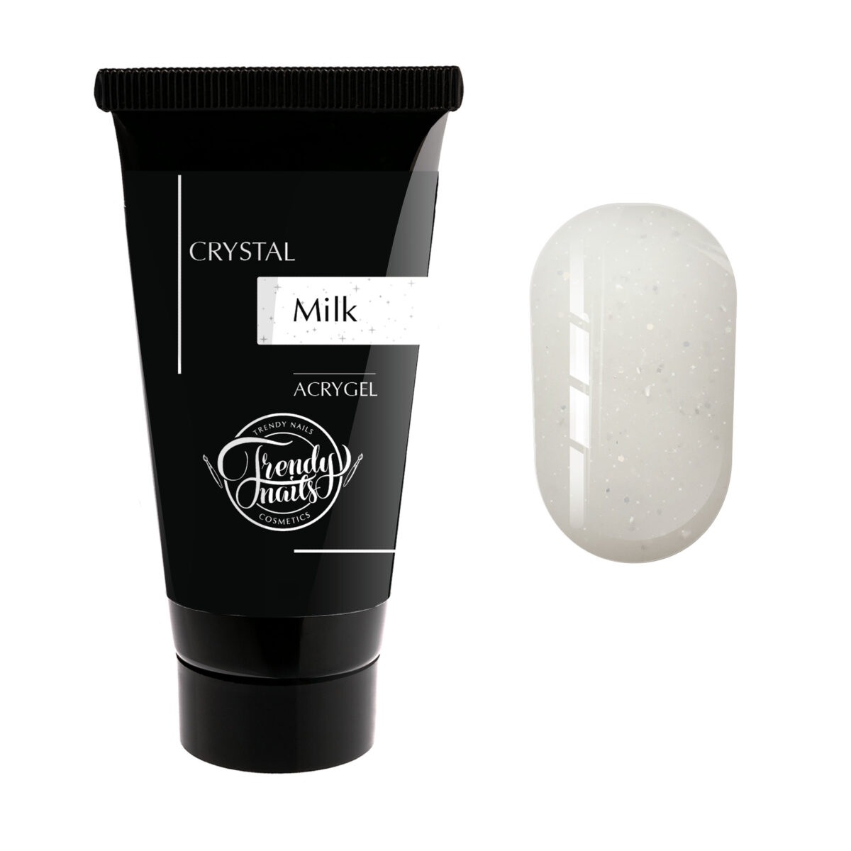 tipsa-banochka-milk-30-g.jpg Acrygel Crystal Milk 30g, Trendy Nails - imagine 1