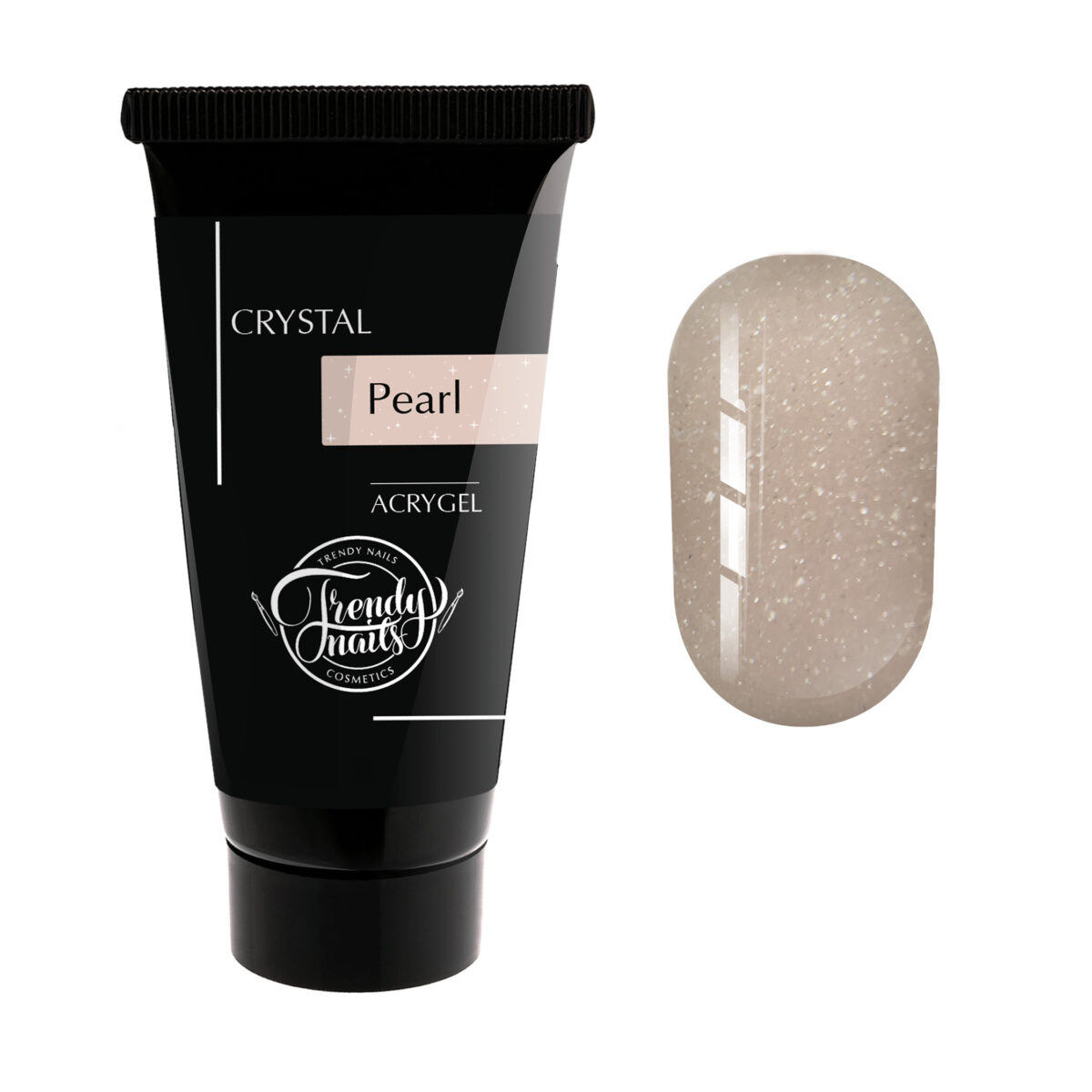 tipsa-banochka-pearl-30-g.jpg Acrygel Crystal Pearl 30g, Trendy Nails - imagine 1
