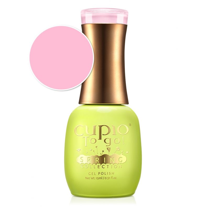 to_go_spring_silk_rose.jpg Oja Semipermanenta To Go! Spring Collection -Silk Rose 15ml, Cupio - imagine 1
