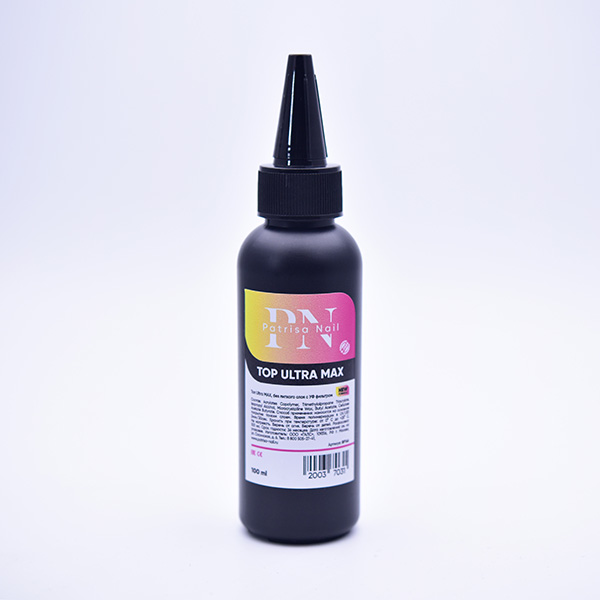 Top Ultra MAX Fara Strat Lipicios Cu Filtru UV 100ml, Patrisa Nail - imagine 1